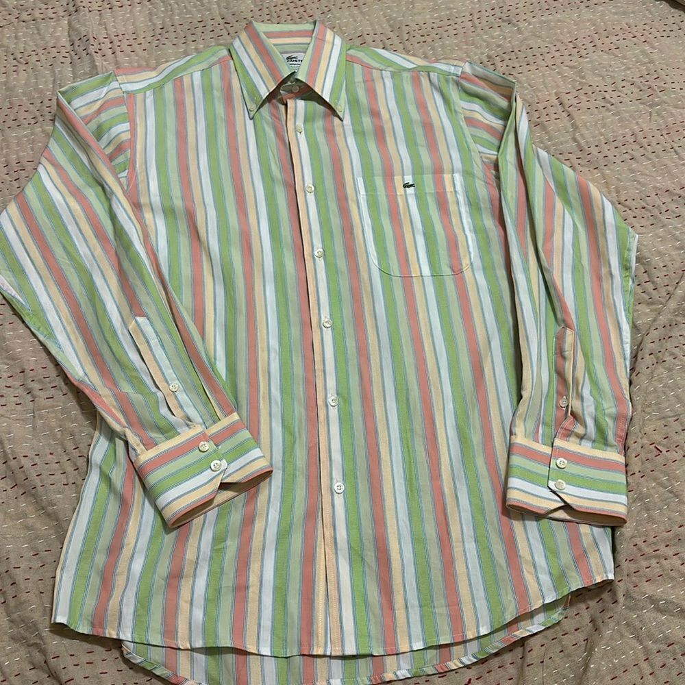 Mens Lacoste Button Down Shirt